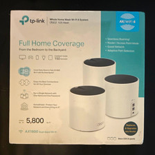TP-LINK Deco X25 AX1800 Wi-Fi 6 Dual-Band Mesh Router, 2x Gigabit LAN - 3 Pack picture