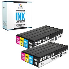 8-Pack Compatible CMYi 981A Ink fits HP PageWide Enterprise Color MFP 586dn picture