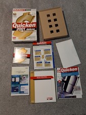 Intuit Quicken Deluxe 2001 Windows 95/98/2000/ME/XP Vintage picture