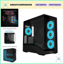 Compact Mini Micro PC Case - Lian Li Vector V100 - Black, Lightweight, Stylish D picture