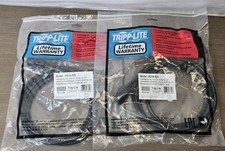 2 Tripp Lite P018-006 6' Power Extension Cord Cable, C15 to C14, 15A Black picture