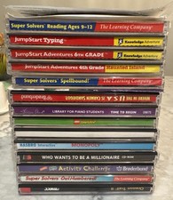 VTG JumpStart/Oregon Trail 2 Lot PC CDs Good Cond 1990’s Games See Description picture