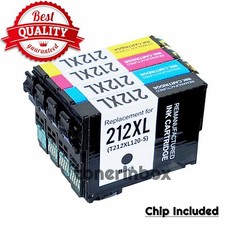 4pk 212XL T212XL Ink Cartridges For Eps  212 WF-2830 WF-2850 XP-4105 XP-4100 XL picture