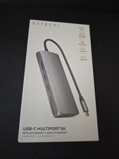 Satechi USB-C Multiport Adapter 8K With Ethernet V3 - New Sealed - ST-P8KEM picture