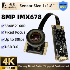 8MP IMX678 Cmos USB3.0 Camera Module Fixed Focus No Distortion 3840 x 2160 30fps picture