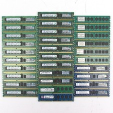 LOT of 31 Mixed 4GB Memory PC3-10600 Samsung Nanya Hynix Total Micro HP picture
