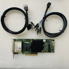 ADAPTEC ASR-78165 DELL 4-Port SAS/SATA 6Gb/s RAID card Low Bracket +8643 cable picture