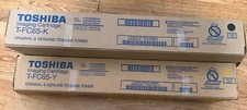 Genuine Toshiba Imaging cartridge T-FC65-K and T-FC65-Y ~ Sealed ~ New picture