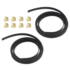 2PCS Open Timing Belt Length 1.2 Meter, Open 2GT Rubber Timing Kit, Width 6mm picture