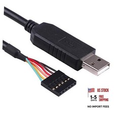 FT232RL USB to Serial TTL 3.3V UART Level Converter Cable 6 Way Pin 0.1 Pitch picture