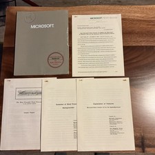 1986 Microsoft Word 3.0 Macintosh Press Kit Sample Output Backgrounder picture