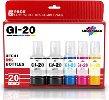 GI-20 GI20 Ink Refill Bottles Kit Compatible for Canon PIXMA G6020 G7020 G5020 6 picture