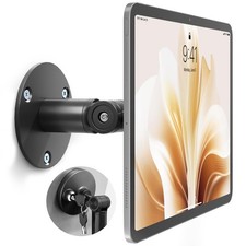Tablet Wall Mount Kiosk Anti-Theft 7-15in Universal iPad Samsung Black picture