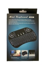 Mini QWERTY Wireless Keyboard with Backlit, Keyboard with Precise touchpad NEW picture