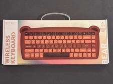 Bytech Wireless Bear Compact Keyboard Plug & Play QWERTY Brown BY-KB-WS-102-BR picture