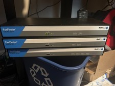 LOT OF THREE DEVICES Multitech Faxfinder two FF240 and one FF440 with 2 PSU picture