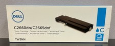 Dell Ink Toner Cartridge High Yield Cyan TW3NN C2660dn/C2665dnf - SEALED OEM picture