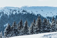 Landscape austria paul gilmore snow mountains nature far Custom Gaming Mat Desk picture