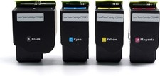 LeciRoba Toner Cartridge 4-Pack For Lexmark C2325 C2535 MC2640 Series Printers picture