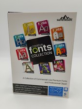 Summitsoft Creative Fonts Collection (PC Windows / Mac), Disc / Download picture