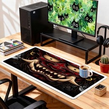 Large Gaming Mouse Pad, Extended Keyboard Mouse Mat Featuring a Non-Slip Base, picture