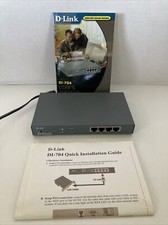D-Link DI-704 Internet Gateway and Firewall with 4 Port Switch W/ User’s Manual picture