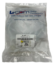 QTY 2 L-Com Shielded Cat 5e Patch Cable RJ45/RJ45 15' Ft 26AWG TRD855XCR-15 picture