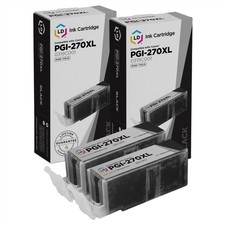 LD Compatible Canon PGI-270XL / 0319C001 2PK High Yield Pigment Black Cartridges picture