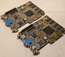 AGP 3D Graphics Card LOT x2 ASUS AGP-V2740 TV Intel i740 8 MB RAM + Second card picture