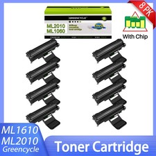 8PK Black for SAMSUNG ML-2010D3 TONER CARTRIDGE ML-2010 2015 2020 2510 2570 2571 picture