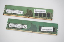 Micron 16GB (2x8GB) DDR4-2666 1Rx8 UDIMM Desktop PC RAM MTA8ATF1G64AZ-2G6E1 picture