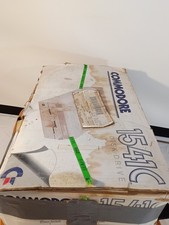 🔥Vintage Commodore 1541C Beige Home Computer Single Floppy Disk Drive CIB picture