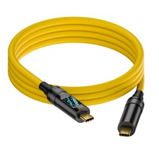CY 20Gbps Smart LED Display USB-C USB4 100W 8K Type-C Male to Male for Laptop picture