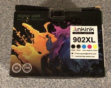 Ankink 902XL Ink Cartridge Compatible for HP 902 XL Ink Cartridges (KCMY, 5 Comb picture