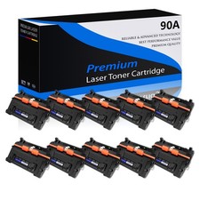 10PK CE390A 90A Toner Cartridge for HP LaserJet M4555f M4555fskm M4555h M602n picture