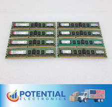 LOT OF 8 Kingston KVR16R11S4/8I 64GB (8x8GB) 1Rx4 PC3-12800R DDR3 Server Memory picture