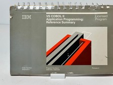 IBM VS COBOL II Application Programming Reference Summary picture