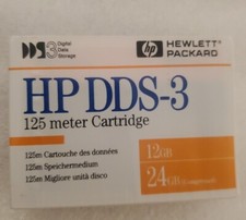 HP DDS-3 125 meters. Digital  Data Storage Cartridge. 12/24GB compressed. New. picture