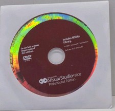 Microsoft Visual Studio 2008 Professional Edition DVD-ROM w/Product Key Sealed. picture
