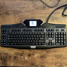 Logitech G19 Programmable LCD Gaming Keyboard with power Supply PLEASE READ picture