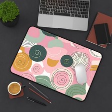 Bright Abstract Desk Mat – Vibrant Design Office Decor, and Computer Accessories picture