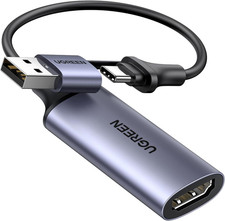 UGREEN Full HD 1080P 30Fps Video Capture Card 4K HDMI to USB 2.0 | USB-A/USB-C picture
