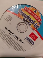 preschool 1sr grade reader rabbit math adventure  workshop disc picture