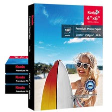 400 Koala Premium Inkjet Photo Paper 4X6 Luster 66lb 10Mil Semi-Gloss forEpsn HP picture