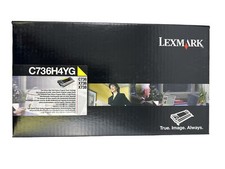 Lexmark Toner Cartridge C736H4YG Yellow for Lexmark C736 X736 X738 picture