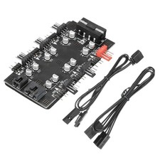 PWM Driver Module 3Pin 4Pin 5V Cooling Fan Hub 1 to 6 Port Adapter Card IDE Port picture