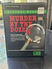 Mystery Master Murder by the Dozen Macintosh CBS Software 1983 TESTED Floppy picture