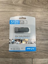 PNY 512GB Elite Turbo Attaché 4 USB 3.2 Flash Drive Brand New picture