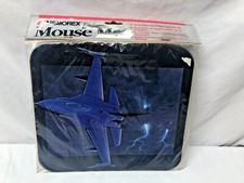 VINTAGE RARE BRAND NEW SEALED MEMOREX MOUSE MAT PAD FIGHTER JET  9 x 8 picture