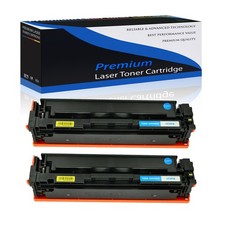 2PK CF501A Cyan Toner for HP 202A LaserJet Pro MFP M280nw M281cdw M281dw Printer picture